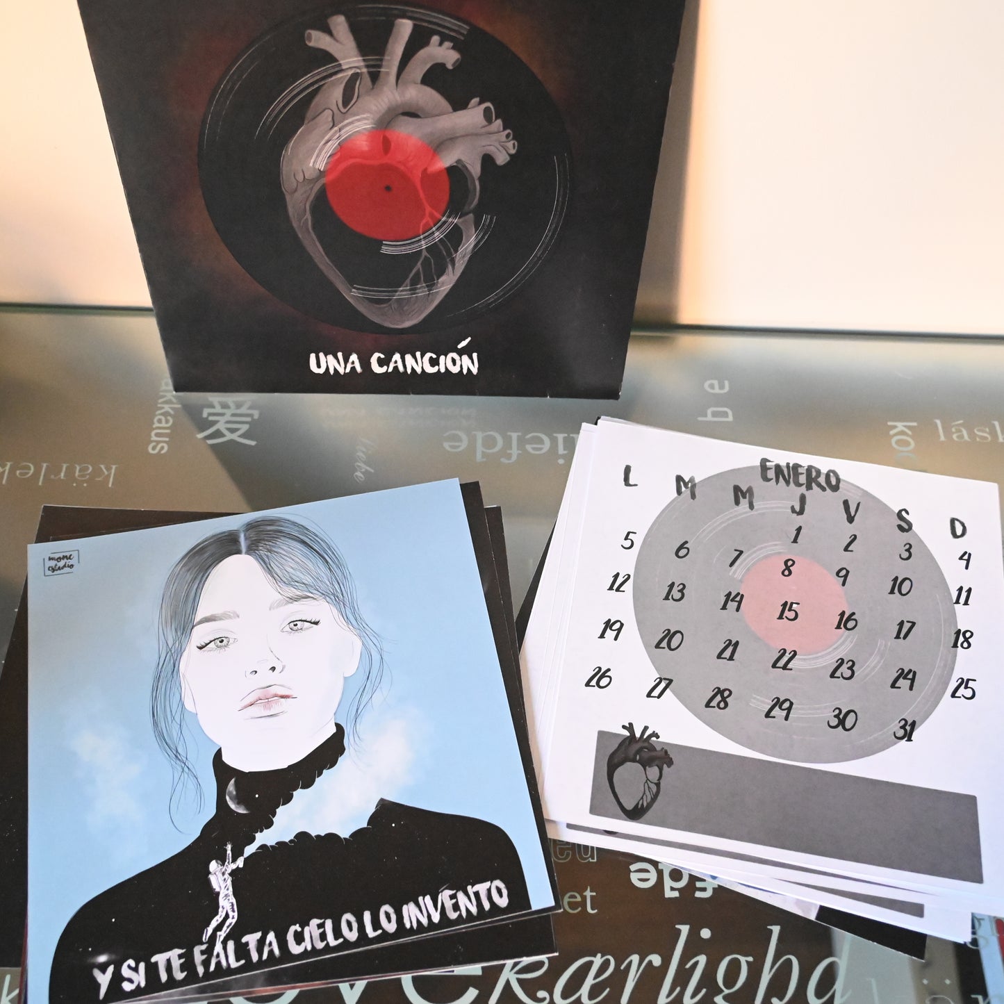 Calendario Ilustrado Vinilo