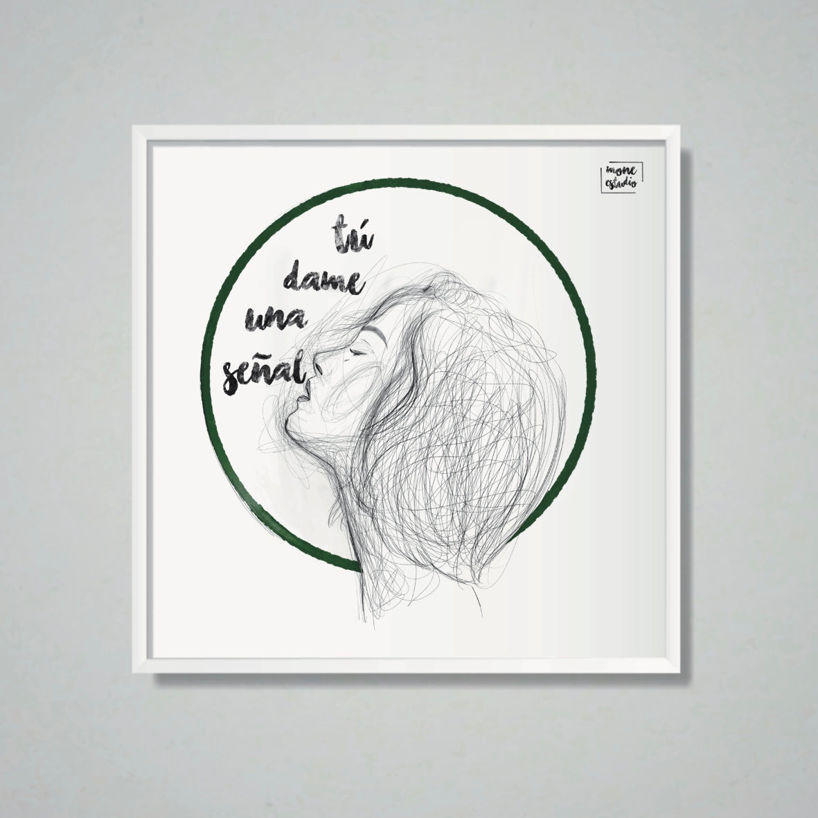 La mujer de verde (diseño original)