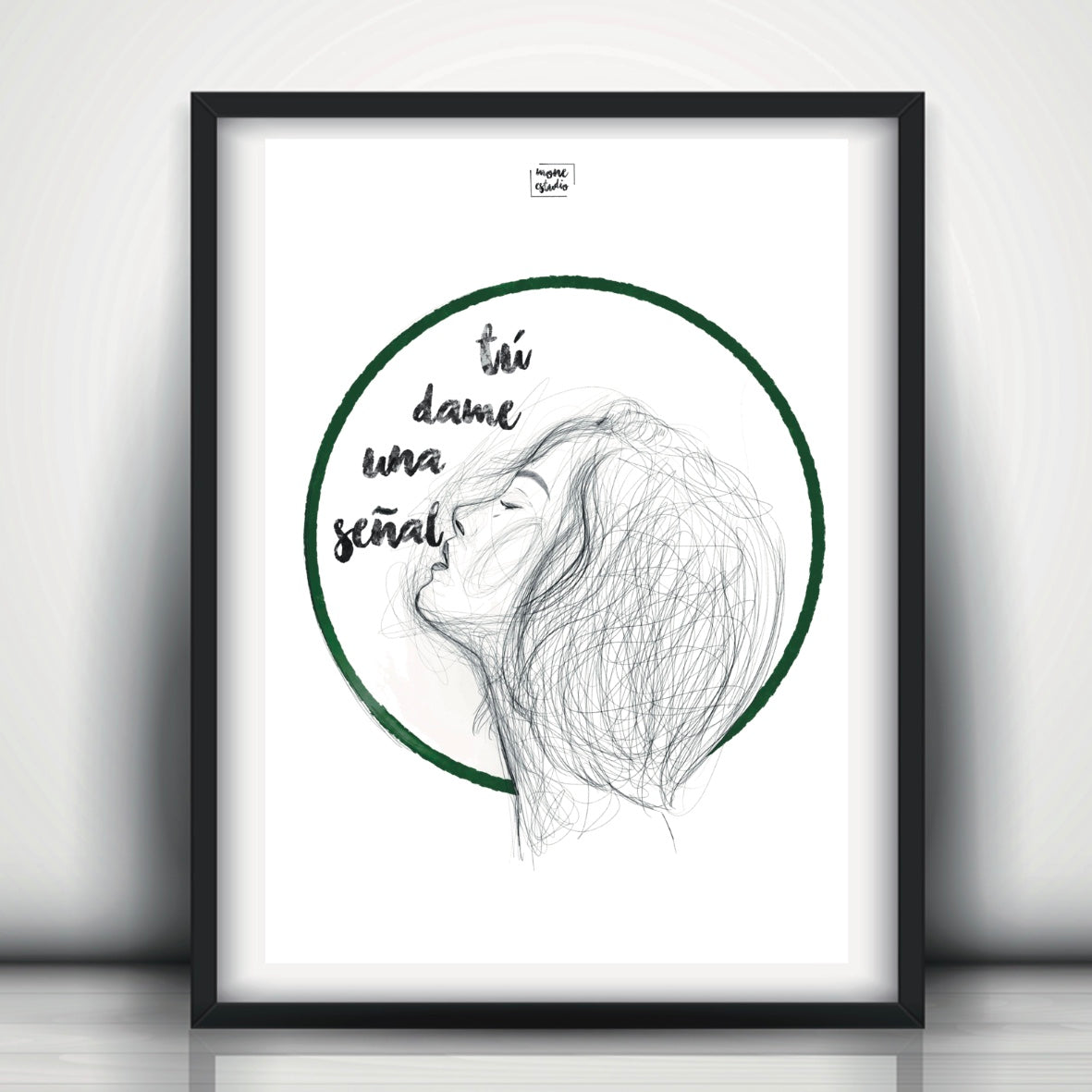 La mujer de verde (diseño original)